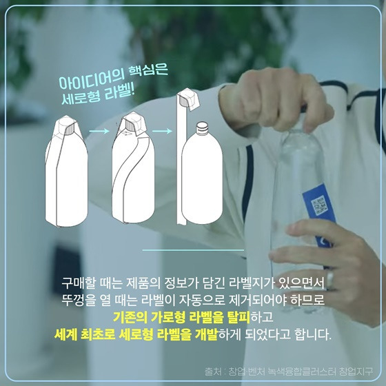 장동민 특허! 원터치 PET병 라벨 자동 제거 (+프로필)