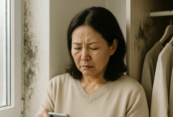 장마철 창틀,벽지,옷장 곰팡이 안생기는 습기 관리 방법