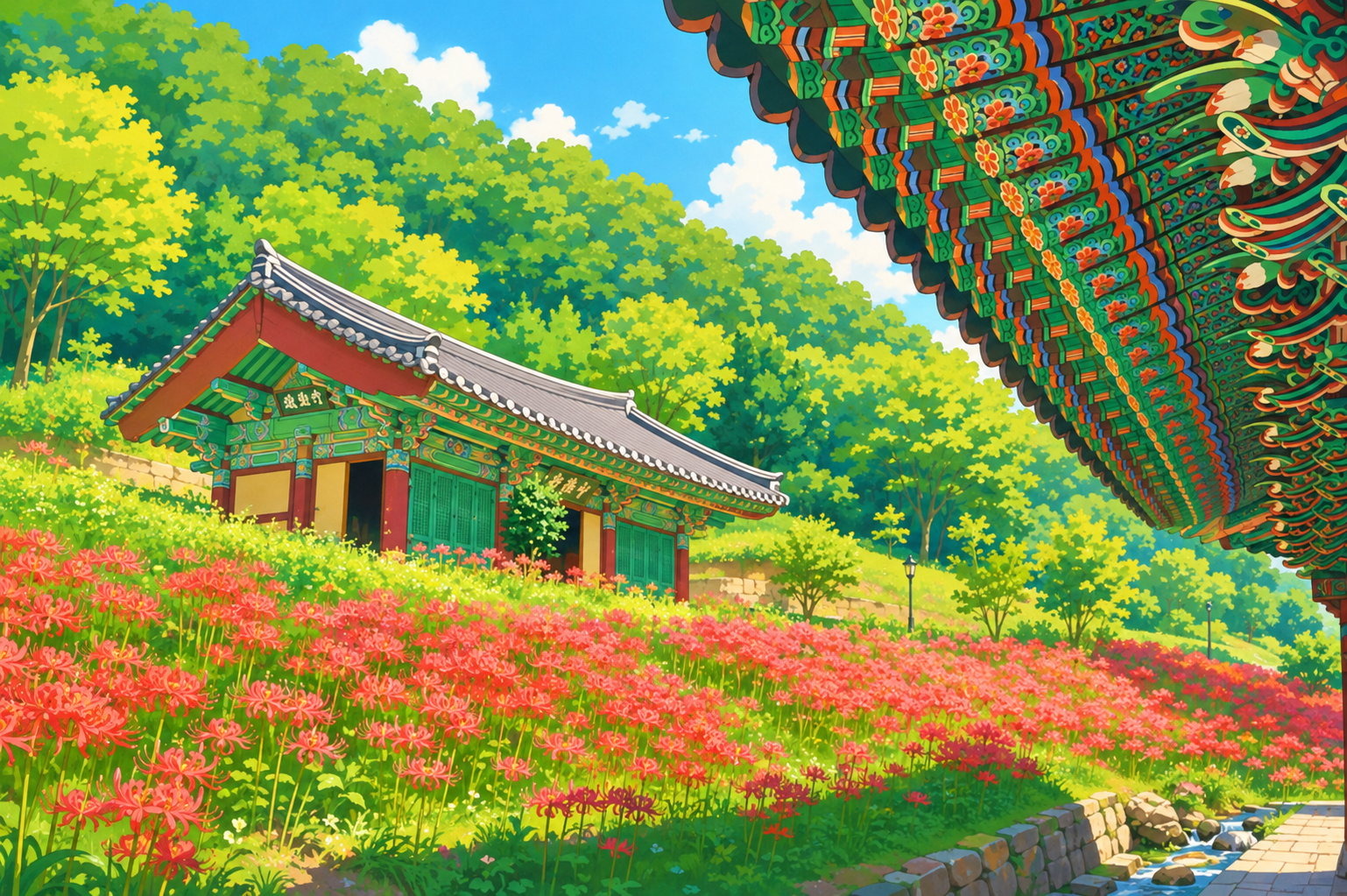 영광 불갑산 상사화축제