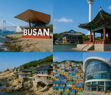 부산의 명소 관련 그림