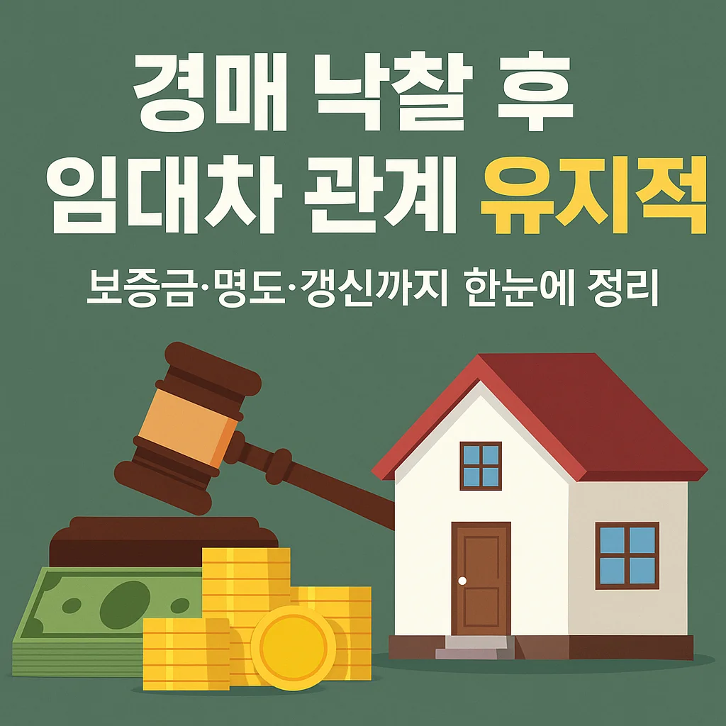 경매_낙찰_후_임대차_관계_유지: _보증금&middot;명도&middot;갱신까지_실무_사례까지_한눈에_정리