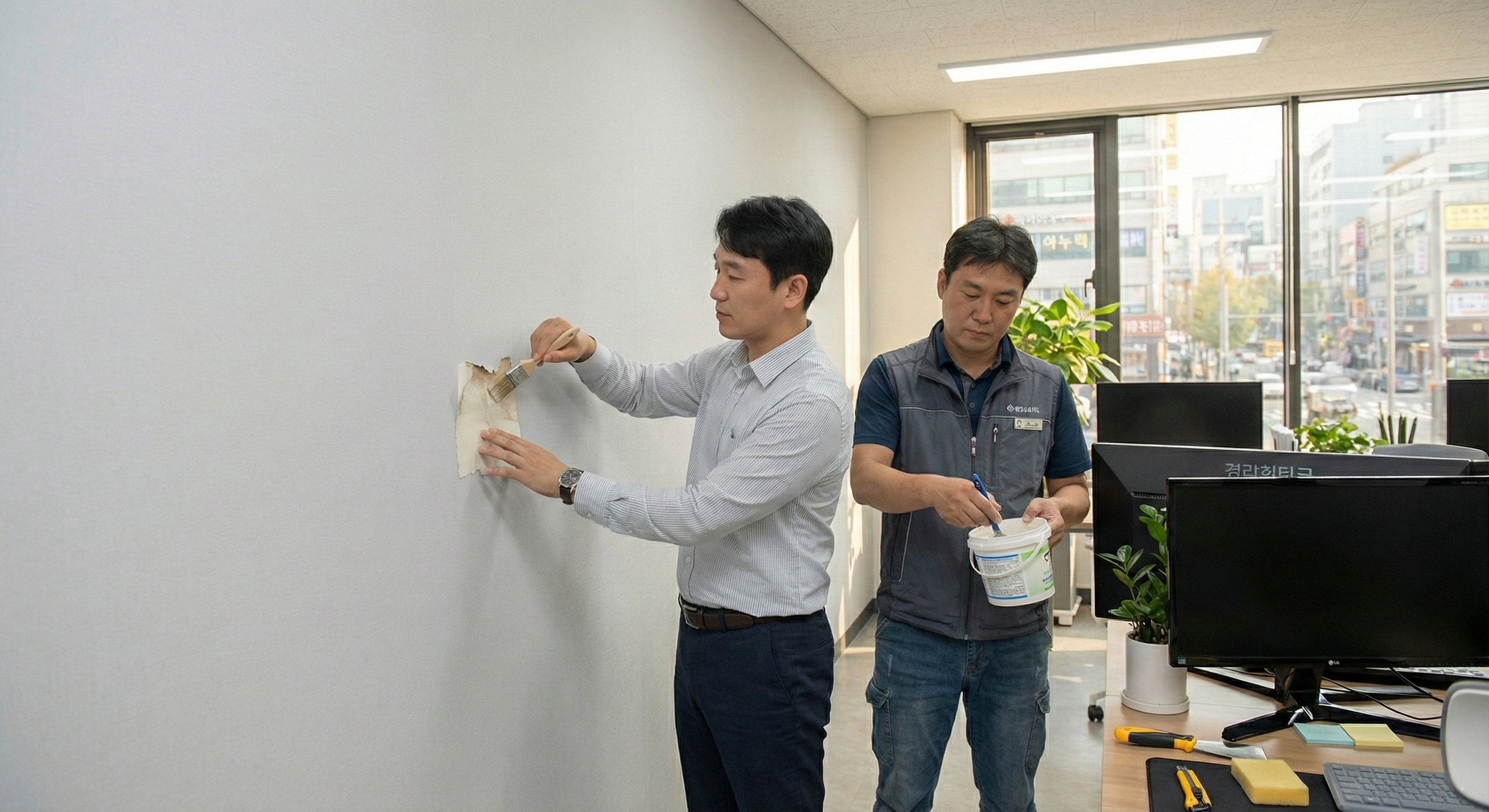 벽지 셀프 보수