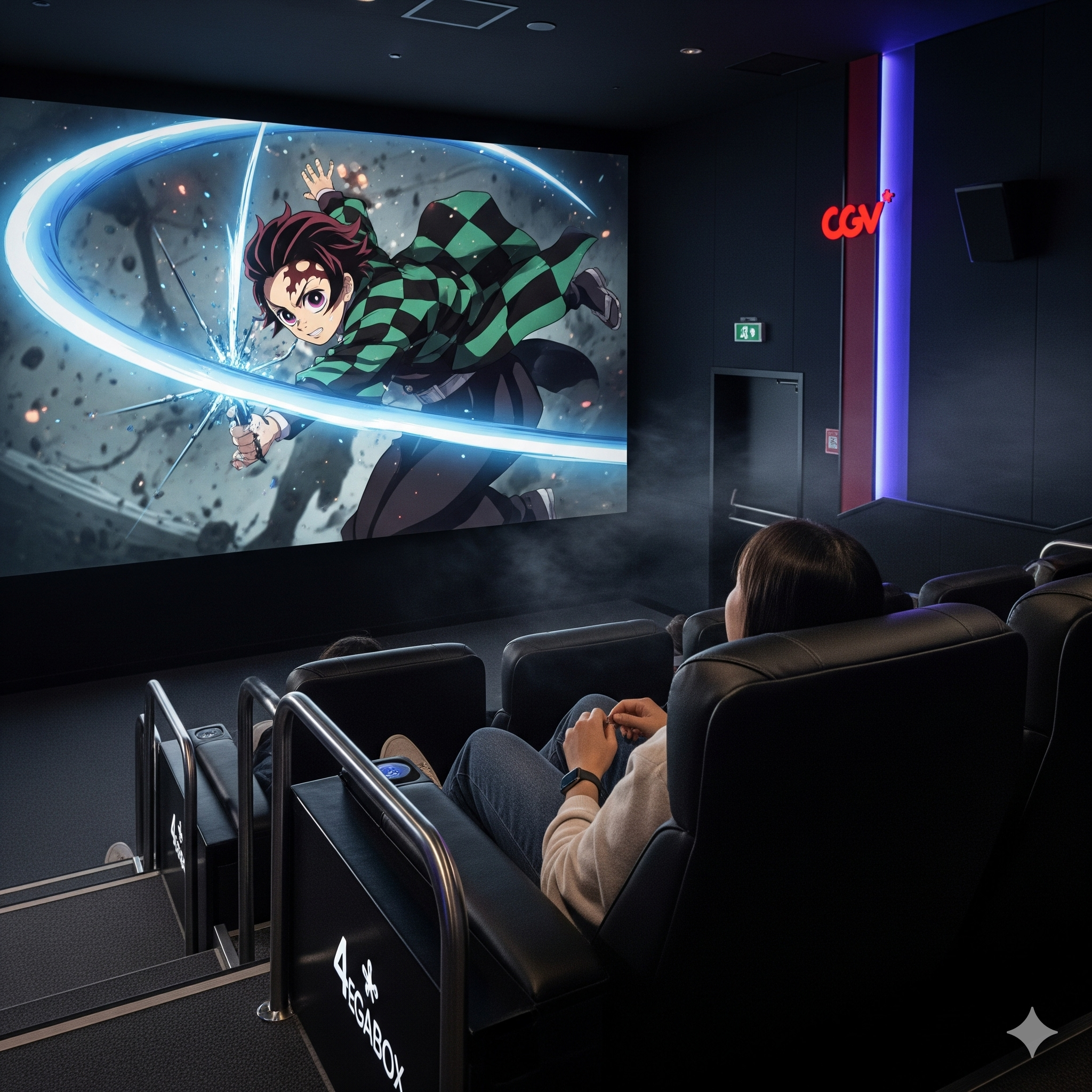 귀멸의칼날 무한성편 4D비교