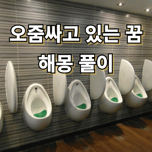 오줌싸고 있는 꿈 해몽 풀이