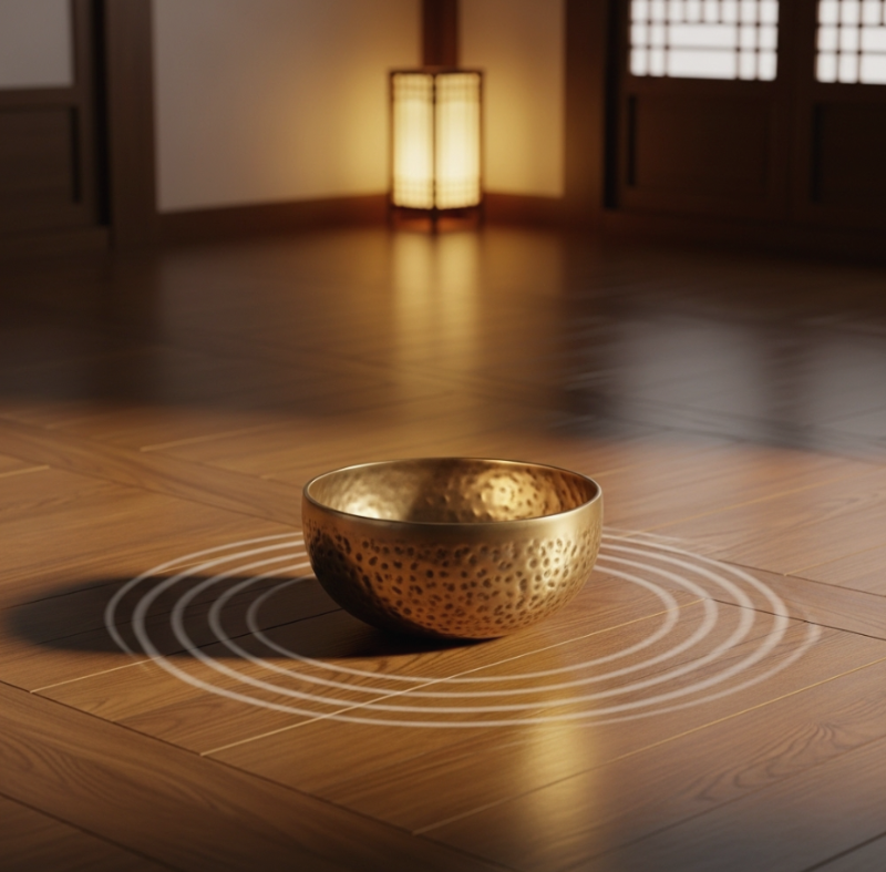 공명과 침묵: 싱잉볼이 전하는 위로