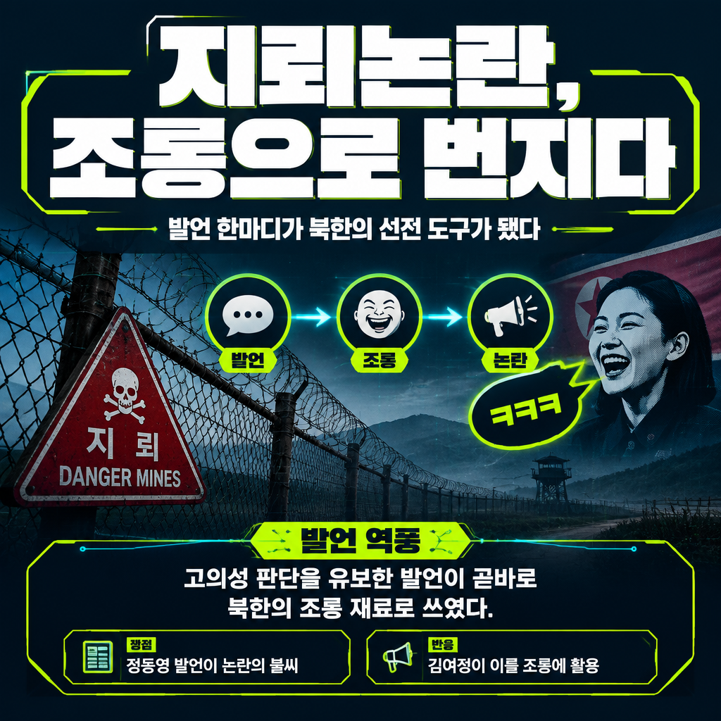 지뢰논란, 조롱으로 번지다