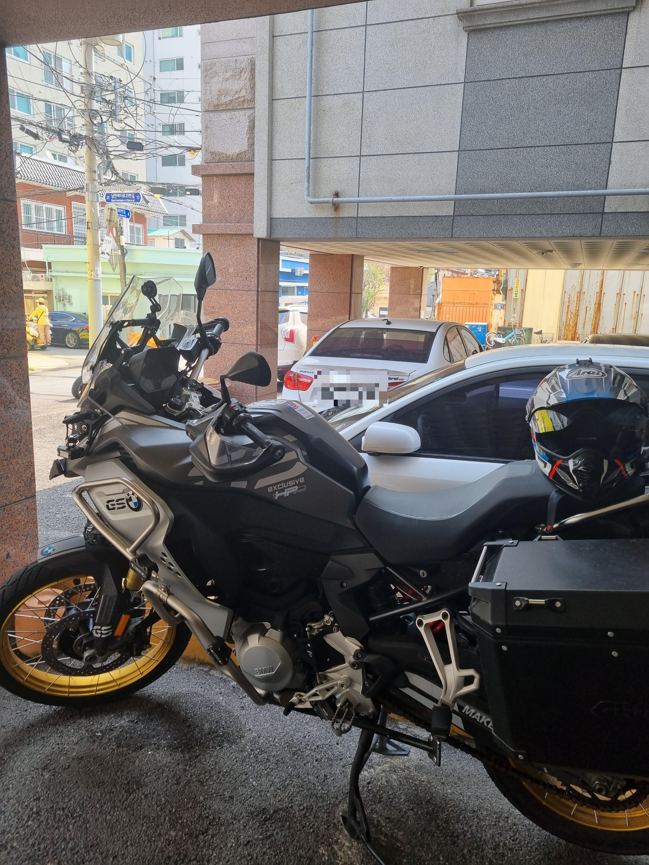 모토라드 출발준비