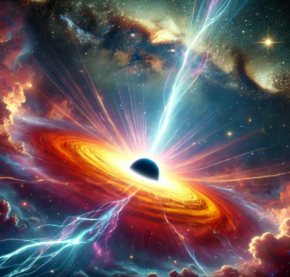우주 태풍: 블랙홀의 제트와 은하 간 가스 흐름