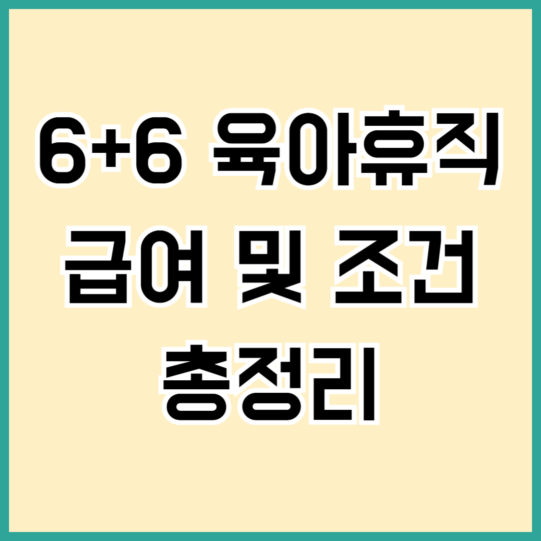 6+6 육아휴직제