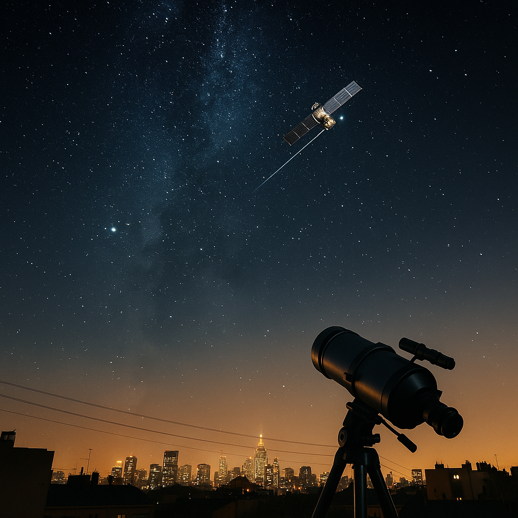 도시 빛 공해 및 인공위성에 따른 천문 관측 위협