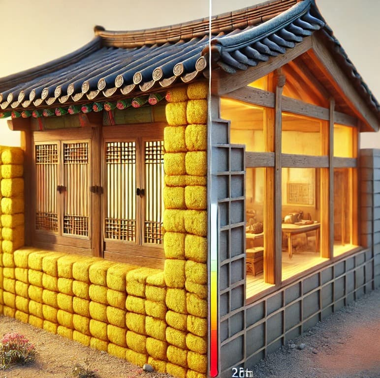 전통 건축물의 벽 두께와 단열 효과의 과학적 원리