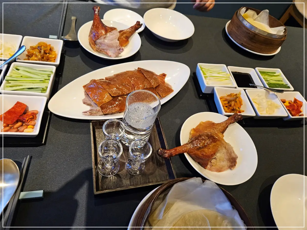 베이징덕-압구정-프라이빗룸-상차림-베이징덕-사진