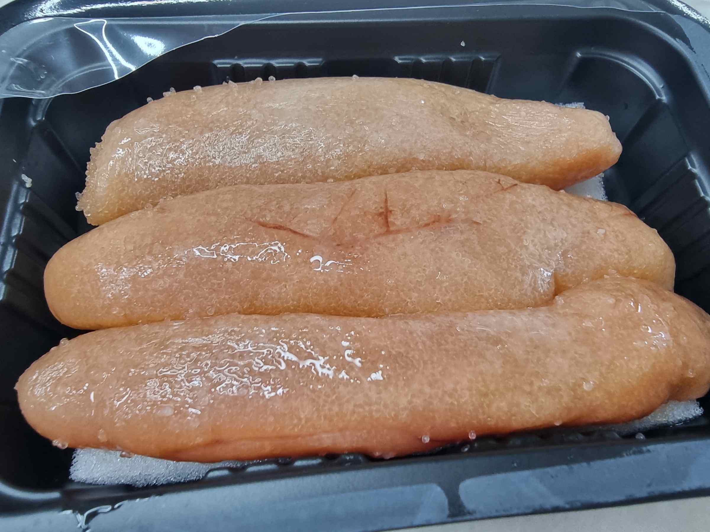 명란젓 모양이 그대로 살아있다