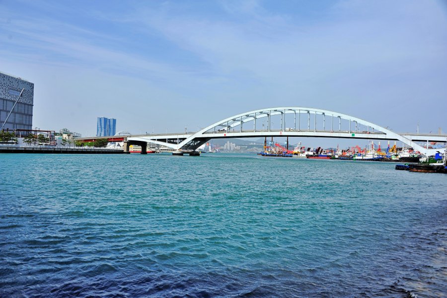 부산대교 대교동에서 바라본 모습