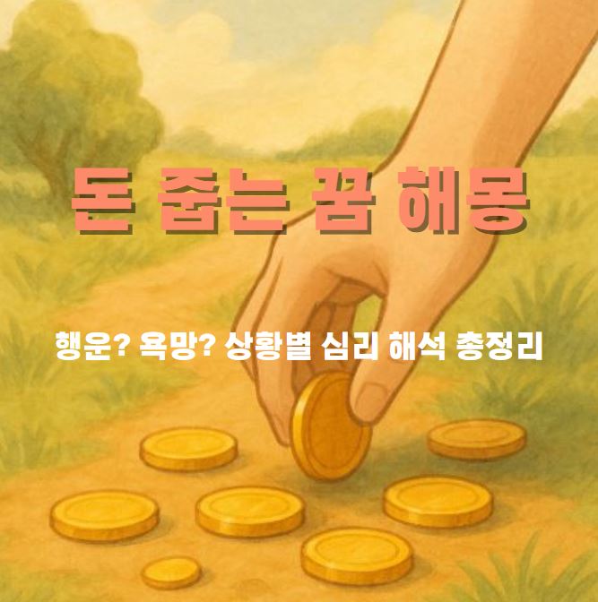 땅에 떨어진 돈을 줍는 손