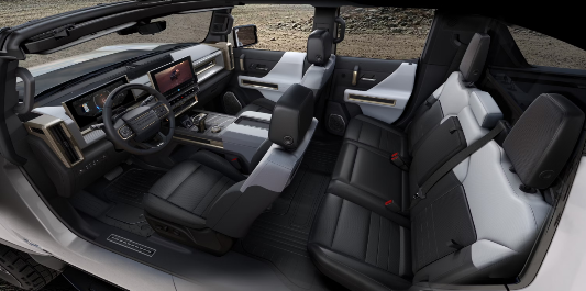 험머 EV 내부 디자인