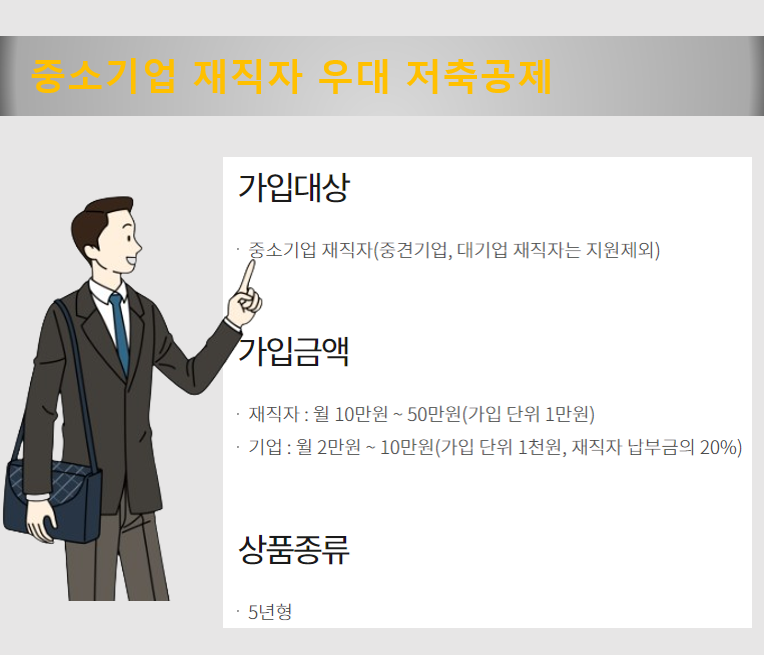 중소기업-재직자-우대-저축공제-정보