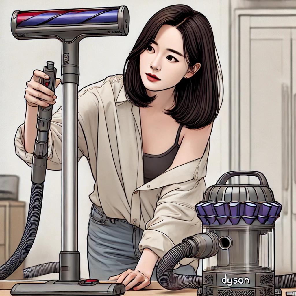 다이슨 청소기 거치대 설치