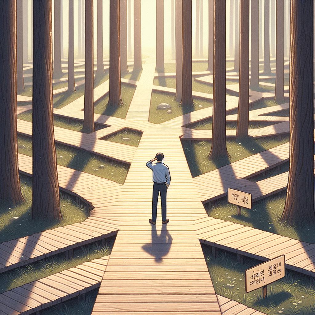 길을 잃었다