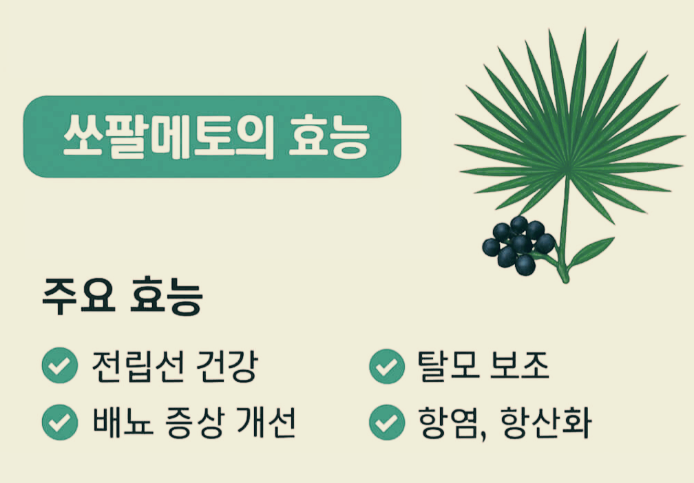 쏘팔메토의 효능 부작용 복용법 사진 4