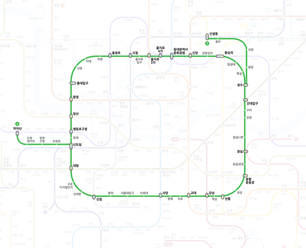 서울지하철노선도 크게보기 어플 다운로드