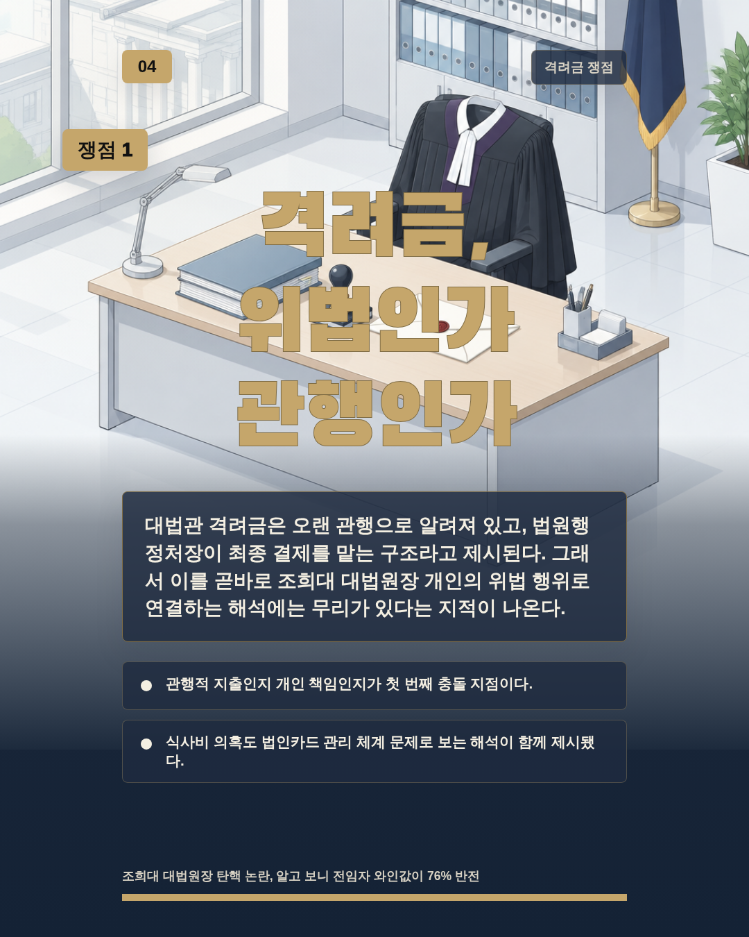 격려금, 위법인가 관행인가