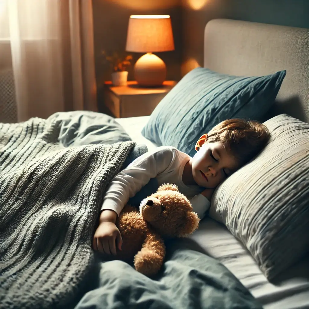 충분히 잠을 자는 아이의 모습