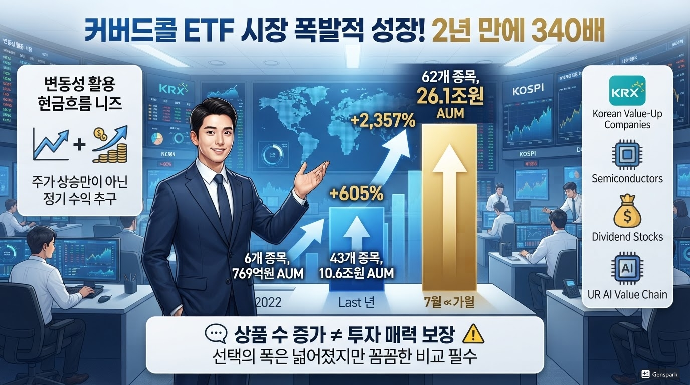 커버드콜 ETF 시장은 얼마나 커졌나