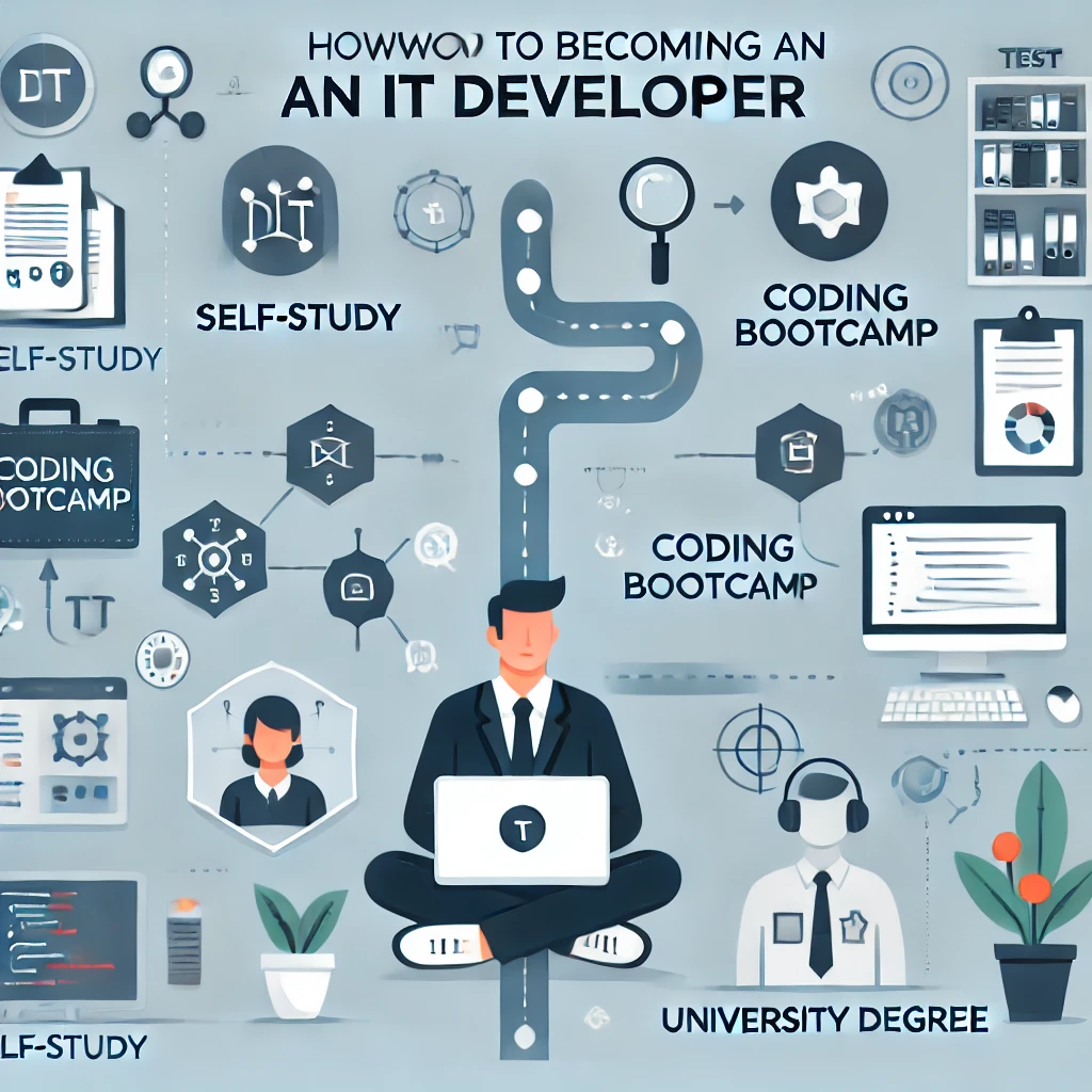 비전공자도 가능한 IT 개발자 취업 로드맵 독학 vs 부트캠프 vs 대학 비교 &amp; 면접 준비법