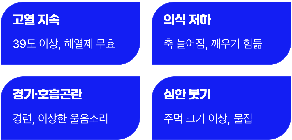 이럴 땐 꼭 병원으로!
