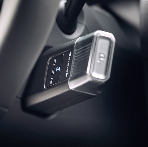 쏘나타 디엣지 컬럼식 디자인 기어레버