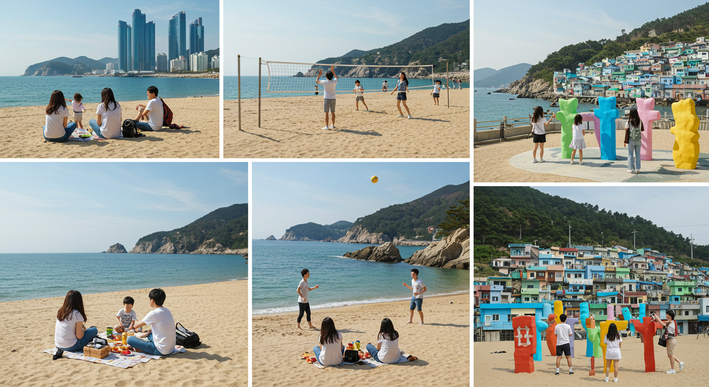 부산 해운대·광안리·감천마을