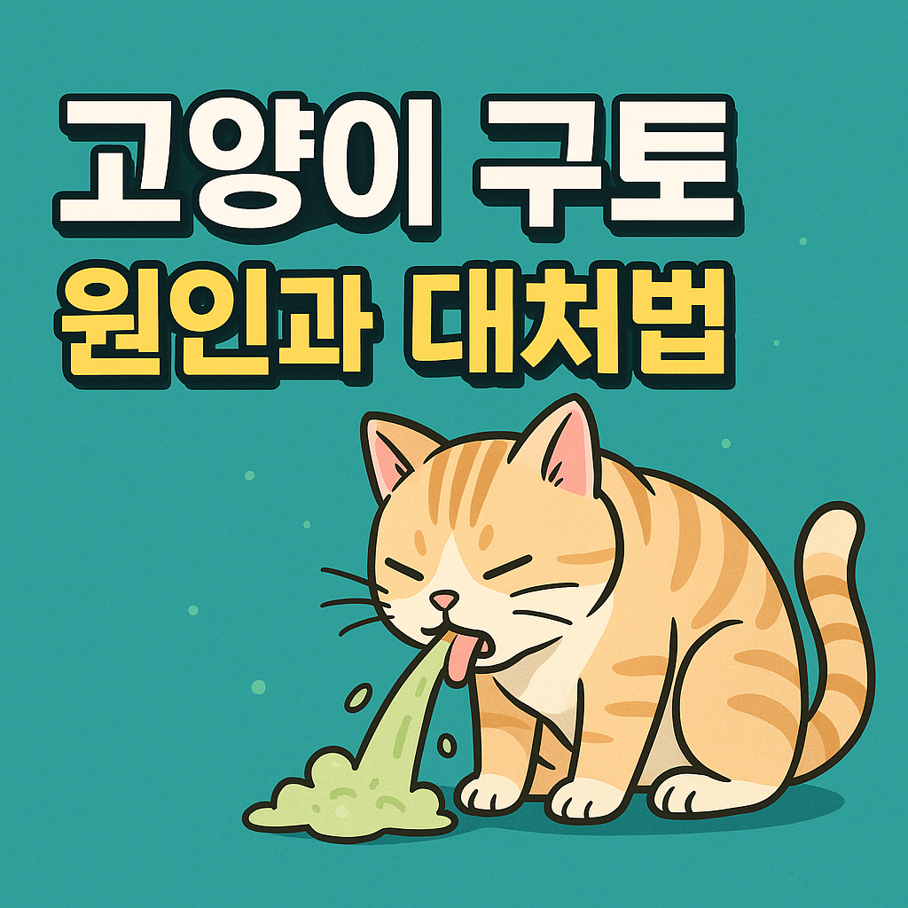 고양이 구토 원인과 대처법