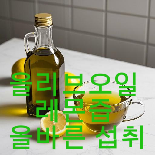 올리브오일 레몬즙 올바른 섭취 시간과 방법 총정리