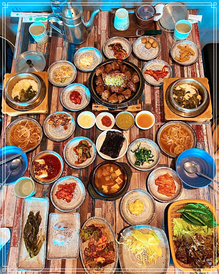 단양 대명리조트 맛집 마늘떡갈비 한정식