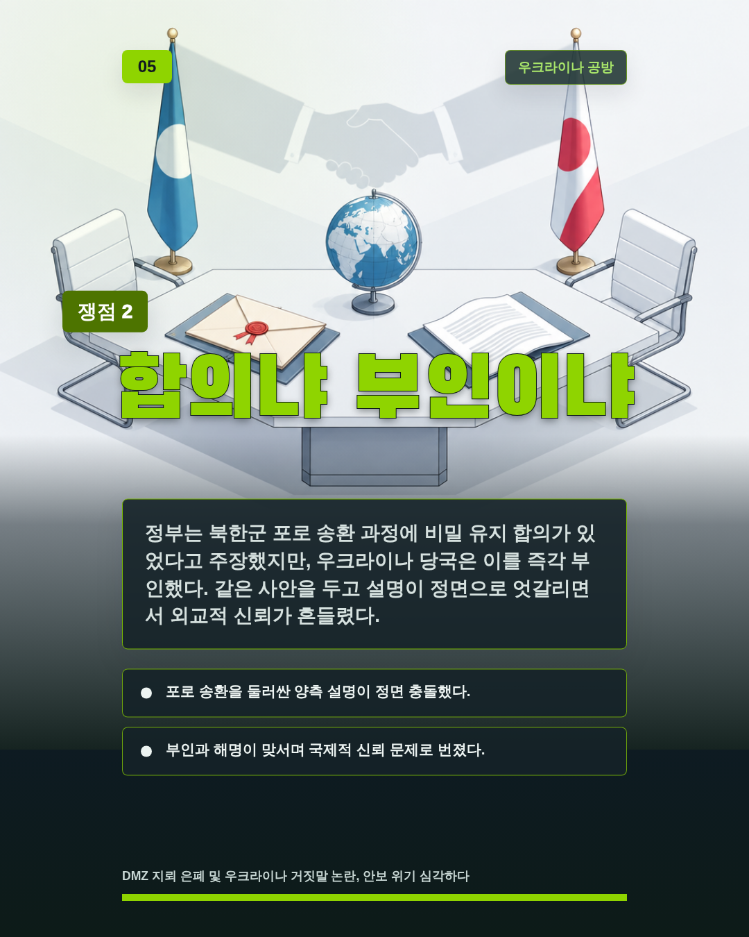 합의냐 부인이냐