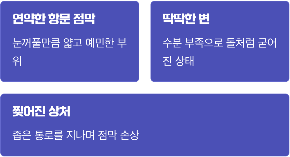 왜 아프고 피가 나는 걸까요?