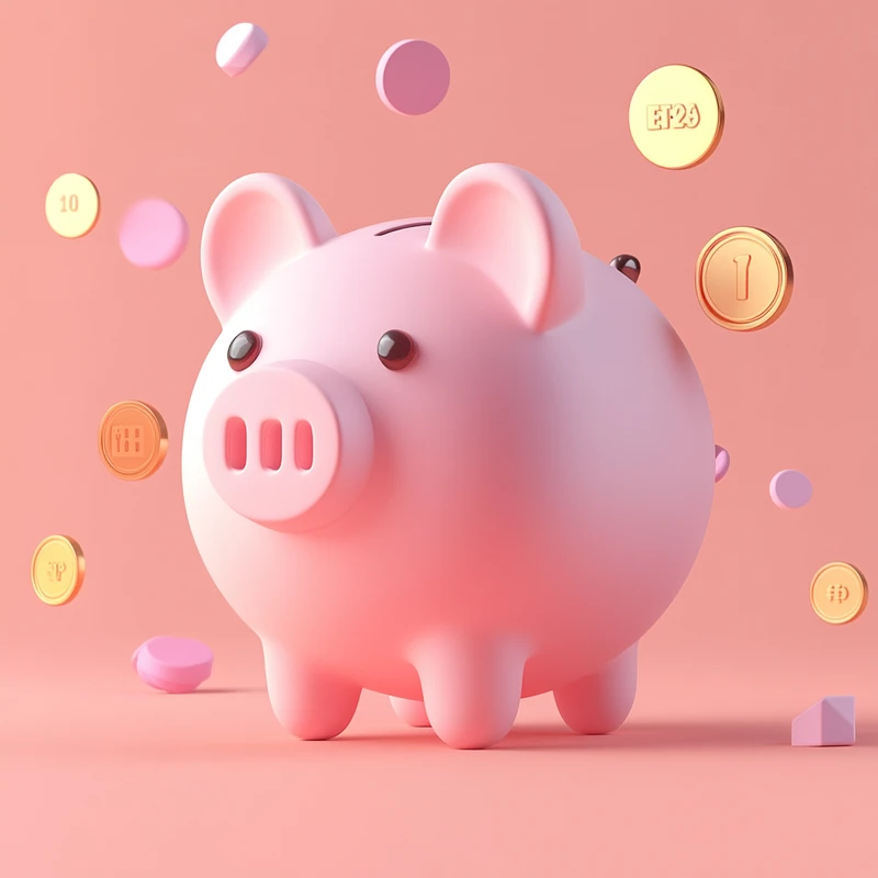 10년간 지속적인 ETF 투자로 불어나는 디지털 저금통, 연금ETF로 자산 증대 및 장기투자 성장 비전 시각화