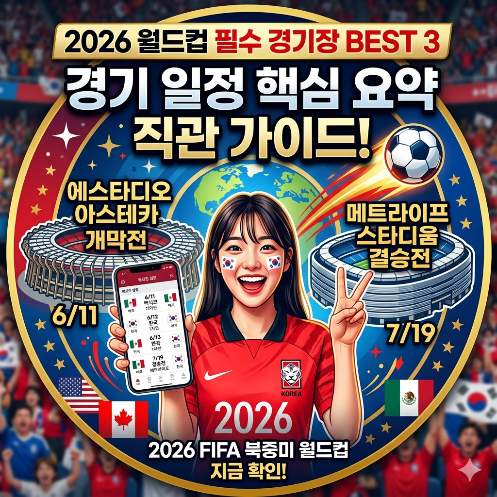 2026 월드컵 조편성 결과: 한국 A조 일정 및 48개국 전체 명단 정리 관련사진
