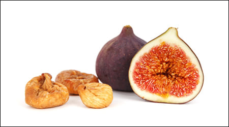 생 무화과와 말린 무화과