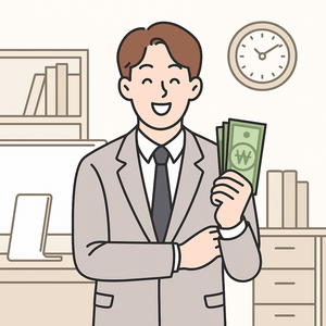 1년 이상 근무해서 근속장려수당의 대상이 된 청년