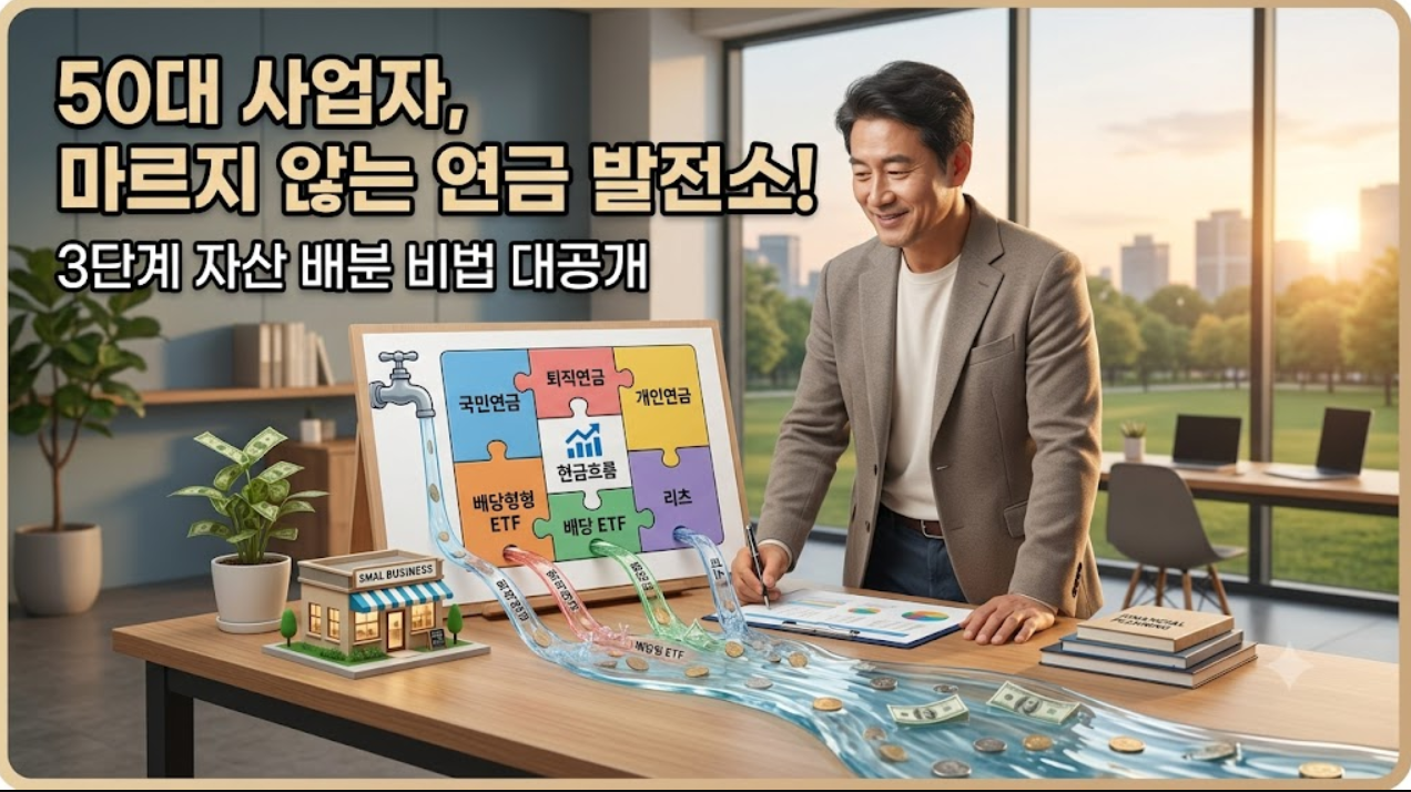 50대 사업자 연금 전략 (안전망, 절세투자, 현금흐름)