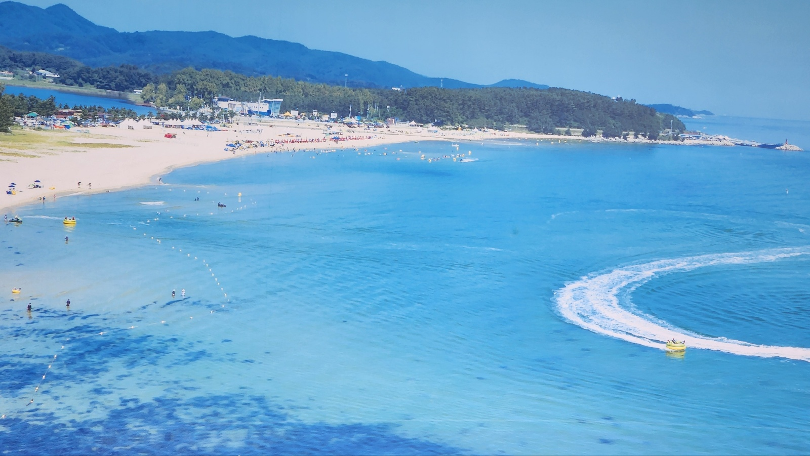 강원도 하조대 해수욕장