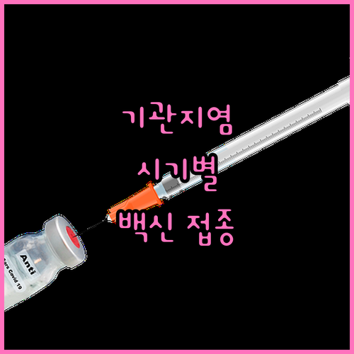 영유아 기관지염 예방, 시기별 백신 ..