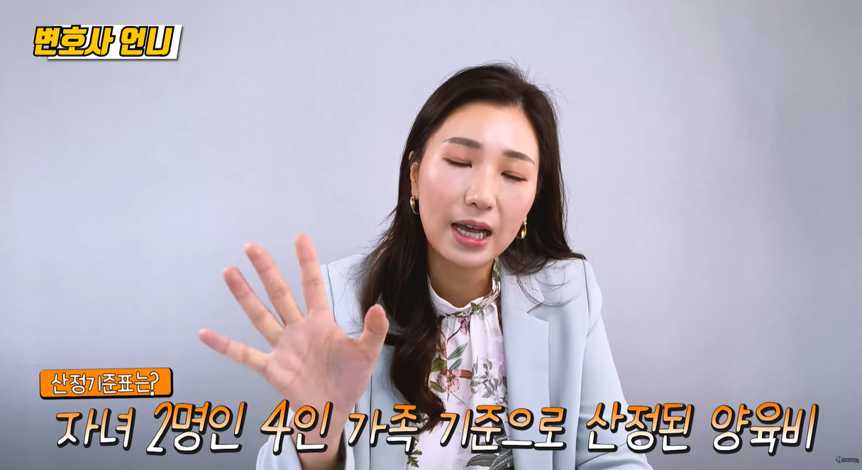 양육비 산정기준