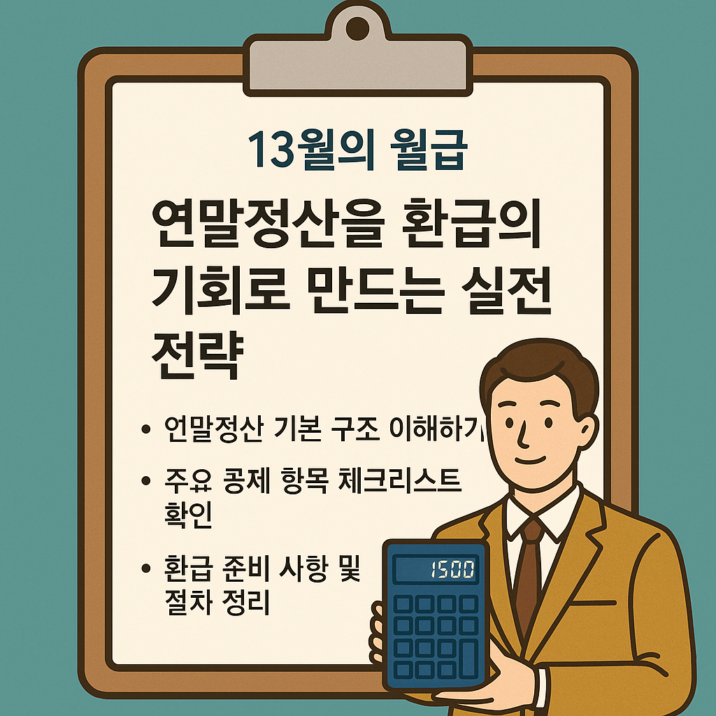 13월의 월급, 연말정산을 환급의 기회로 만드는 실전 전략