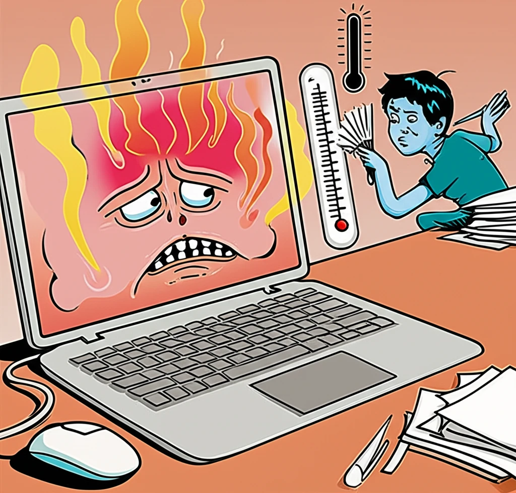 노트북 발열 문제? 간단한 온도 측정..