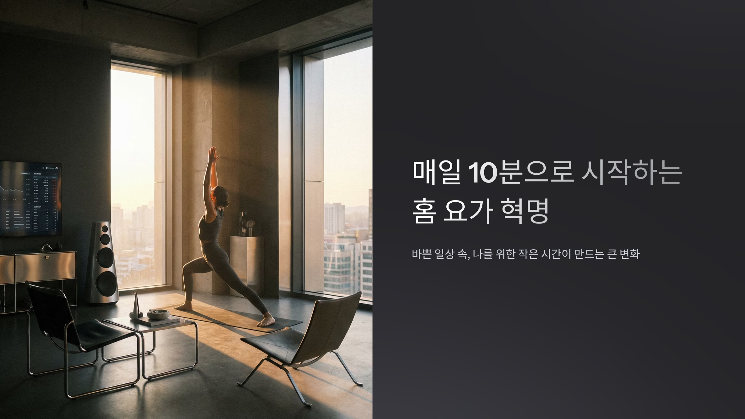 홈 요가 통증 해결법, 초보자도 3주면 가능