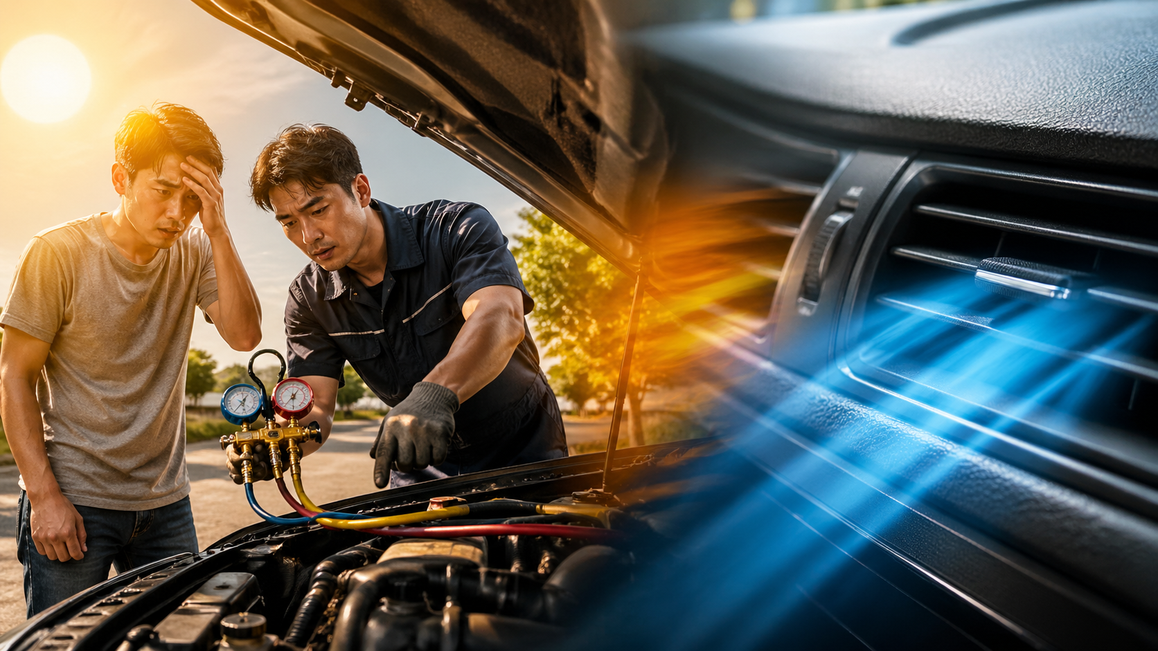 자동차 에어컨 셀프 점검 + 정비소 바가지 방지 가이드 2026