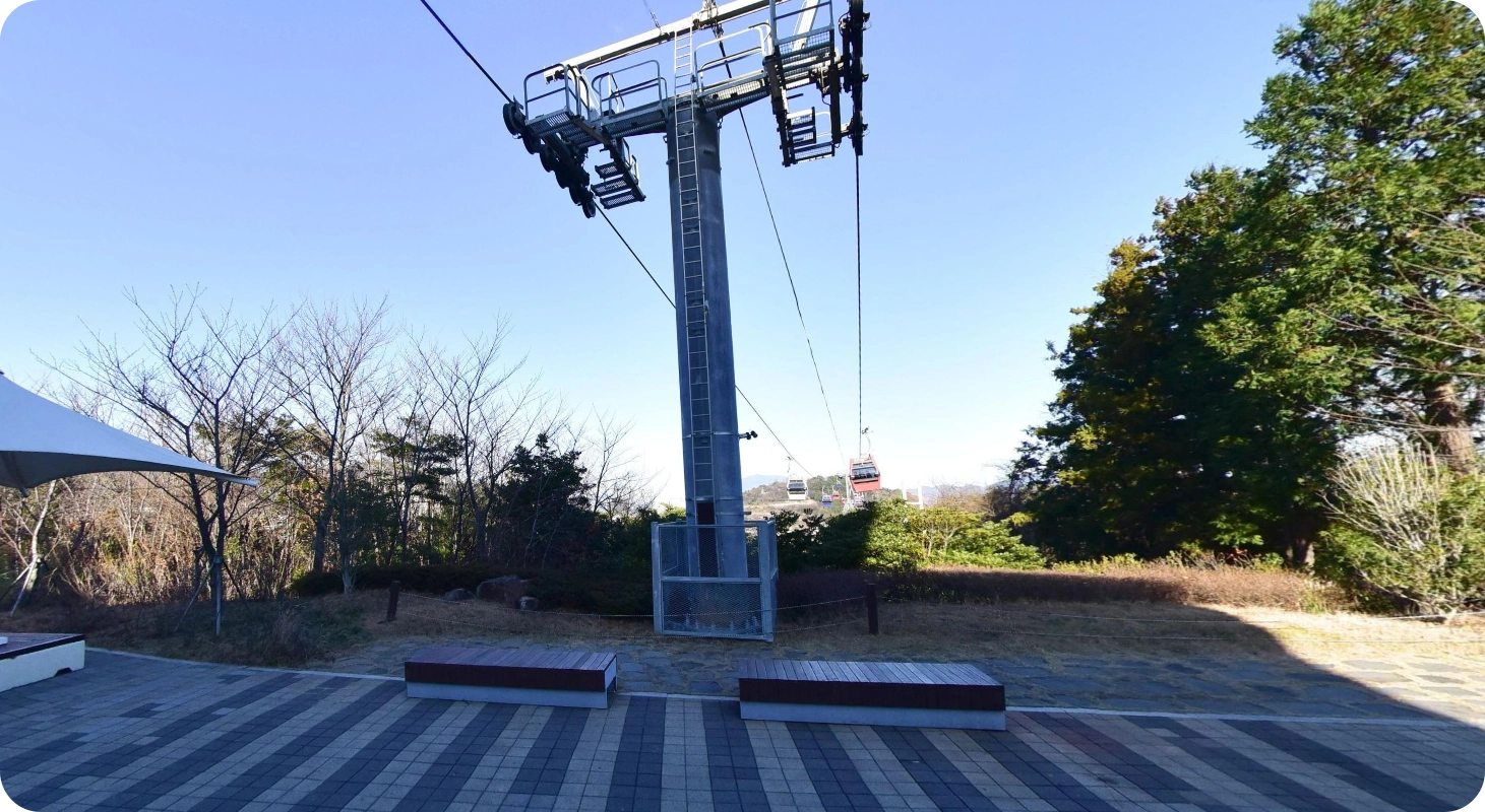 돌산공원 케이블카 사진